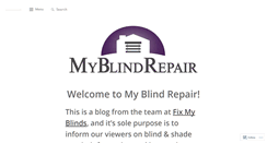 Desktop Screenshot of myblindrepair.com